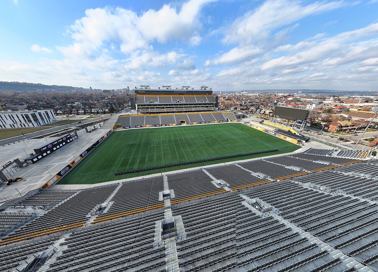 Tim Hortons Field, the Hamilton Tiger-Cats stadium and current home of the Canadian Football Hall of Fame