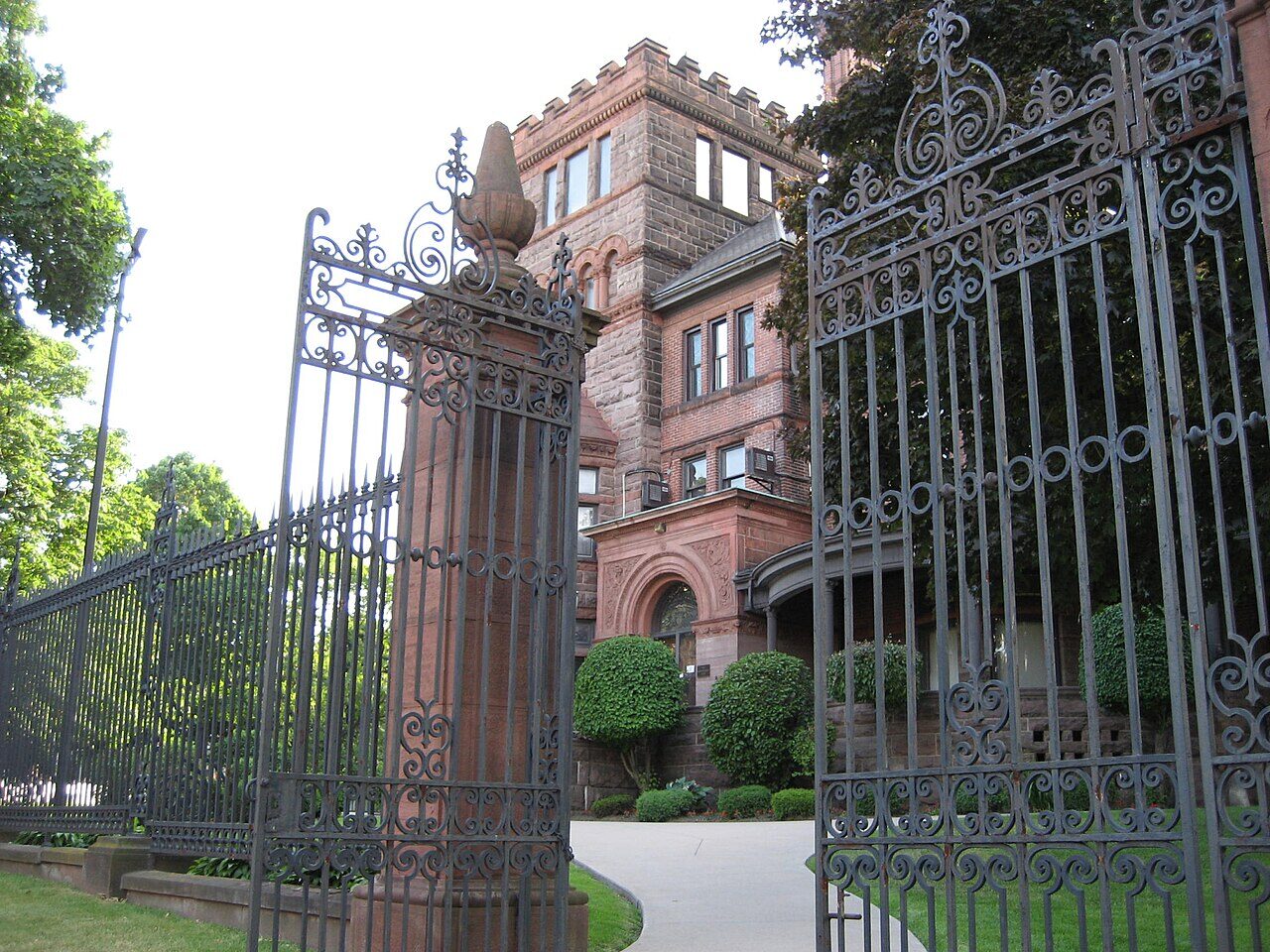 The Scottish Rite, the turreted 1896 Tuckett mansion in downtown Hamilton
