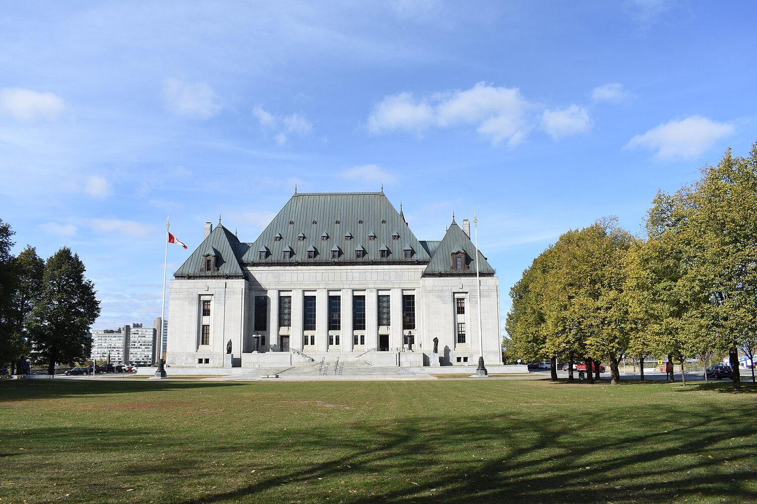 The Supreme Court of Canada building in Ottawa