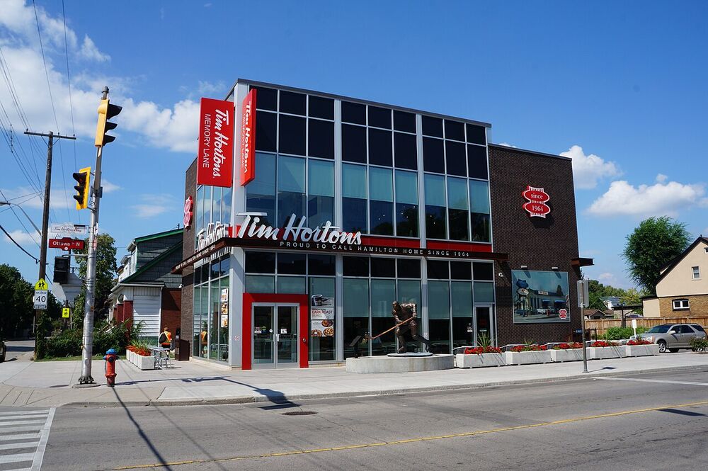 The original Tim Hortons on Ottawa Street North