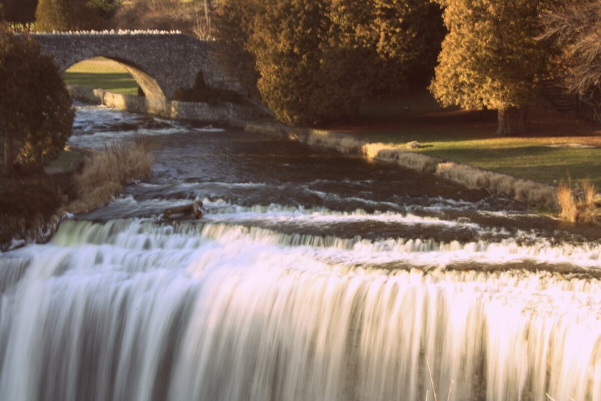 Webster's Falls, a curtain waterfall in Spencer Gorge near Hamilton